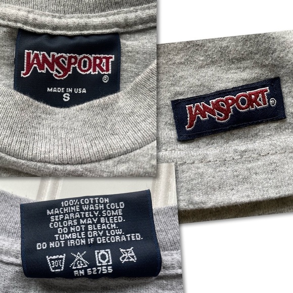 Jansport Vintage UD University of Dayton College Shirt Gray Small FLYERS Tee - Picture 4 of 7